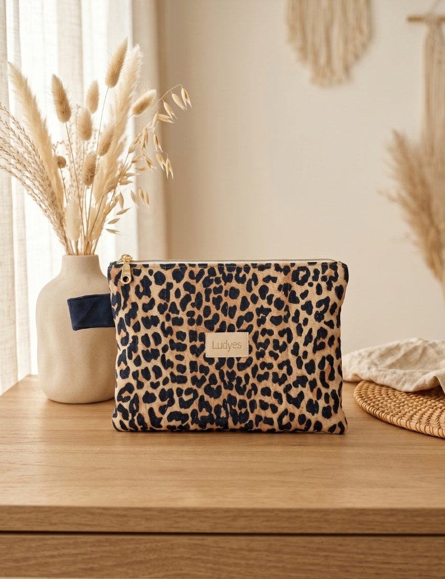 Pochette Plate - Collection Graou et velours marine