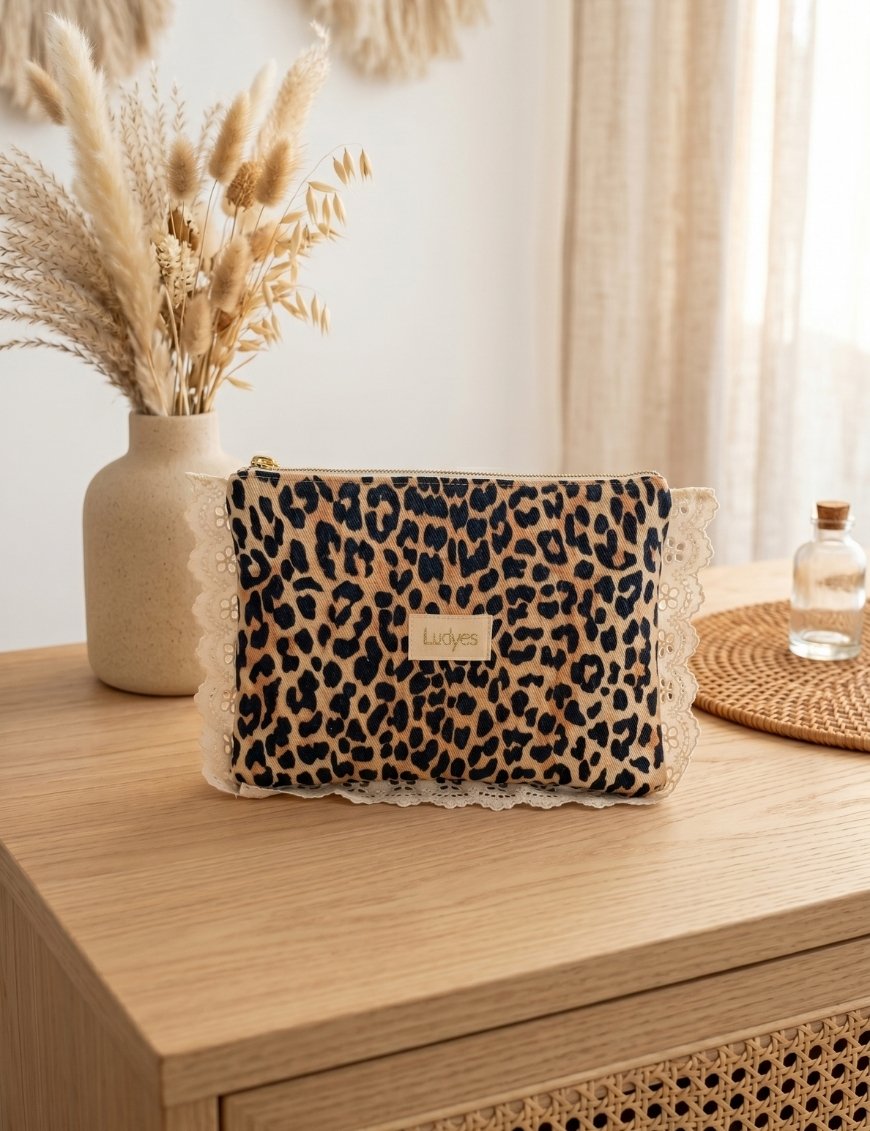 Ludyes - Pochette Charme - Collection Graou et velours marine